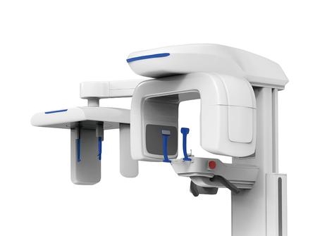 Sample panoramic dental X-ray from MEYER SS-X9010D Pro-3DE CBCT — clear visualization of full dentition, roots, mandibular canal, maxillary sinuses and TMJ condyles
