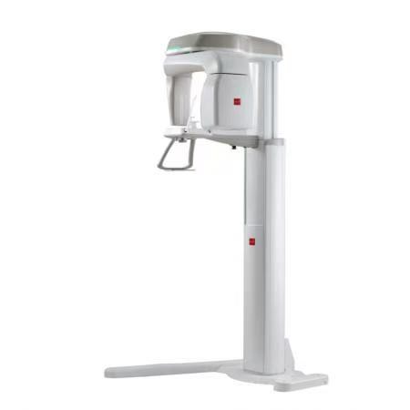 Vatech PaX-i panoramic-only front view with green LED status strip visible on top of the rotating imaging head assembly